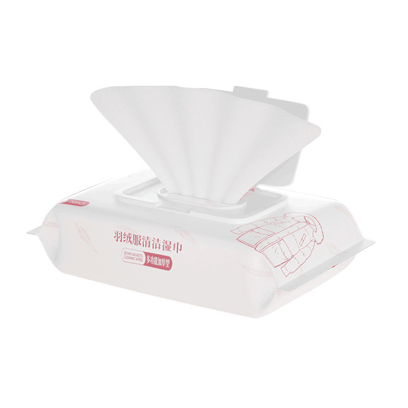 Manufacturers wholesale disposable clothes wash free Douyin the same type of down coat cleaning wipes can be dry clean wet wipes 406 Item Picture