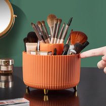 Desktop rotating makeup brush storage container Makeup shelf Home Vanity Eyeshadow brush Lipstick case Pencil holder 873