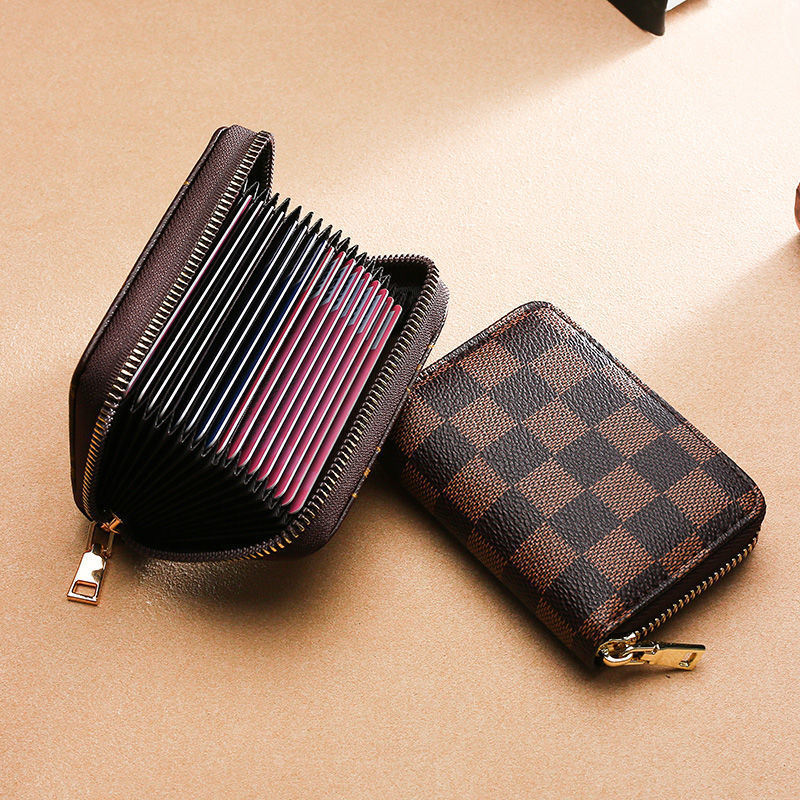 Organ card bag multi-card card holder large capacity certificate driver's license compact card sleeve women's multi-functional leisure purse 134