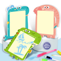 Large multi-functional fluorescent handwriting board children's luminous luminous graffiti cartoon drawing board foreign trade toy writing board 595