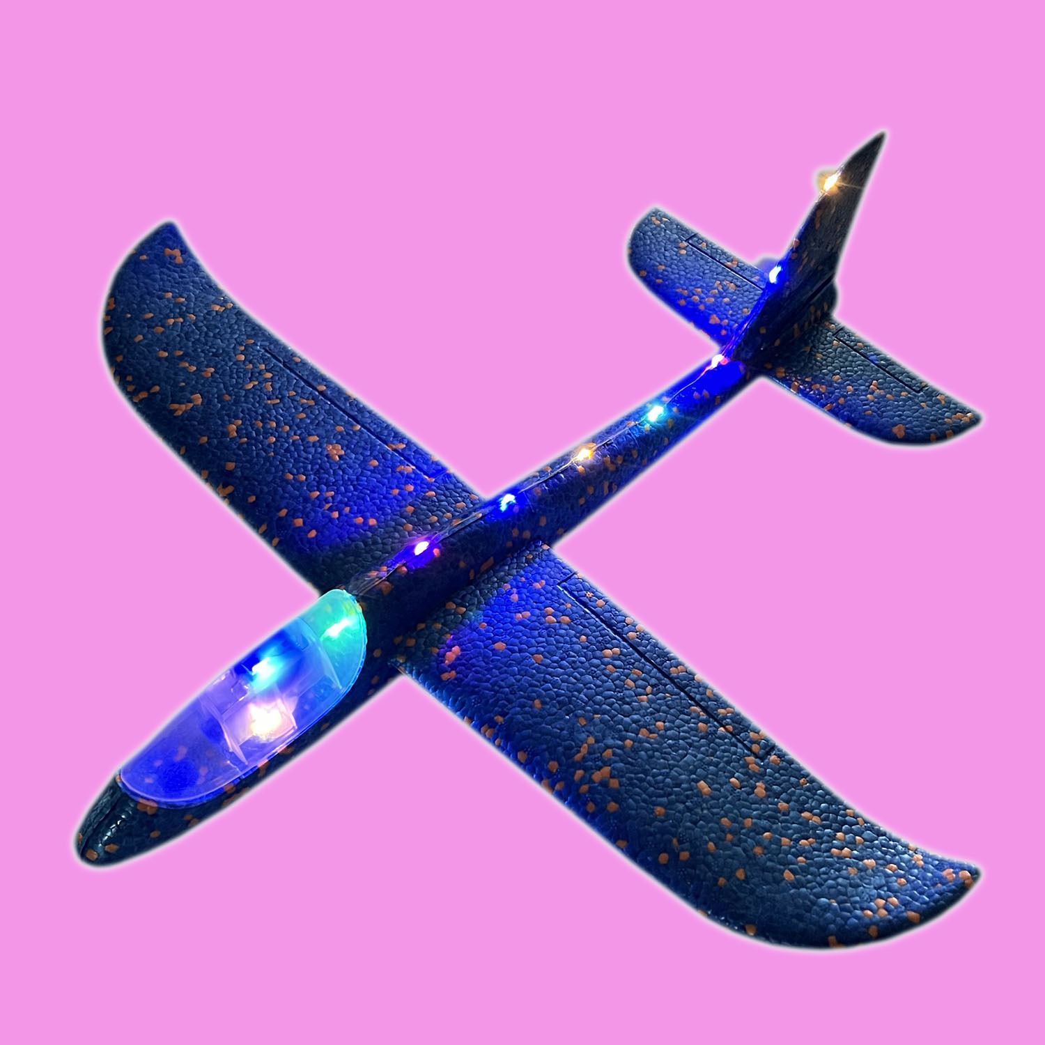 Foam aircraft luminous toy hand-thrown aircraft outdoor children's holiday diy aircraft model foreign trade small model Application Scenario