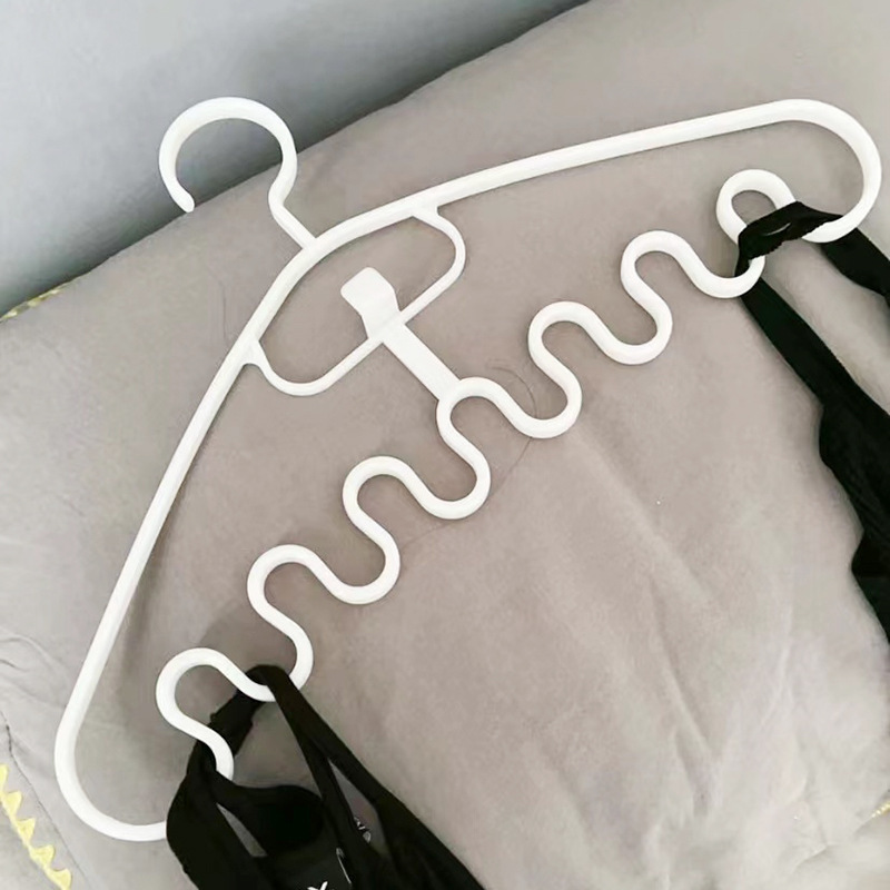 Sling wave hanger underwear storage rack hanger hanger hanger Students simple dormitory artifacts drying hanger clothes brace Specification drawing