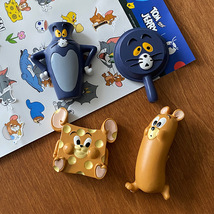 小红书同款 变形猫和老鼠冰箱贴 可爱卡通公仔磁贴摆件装饰