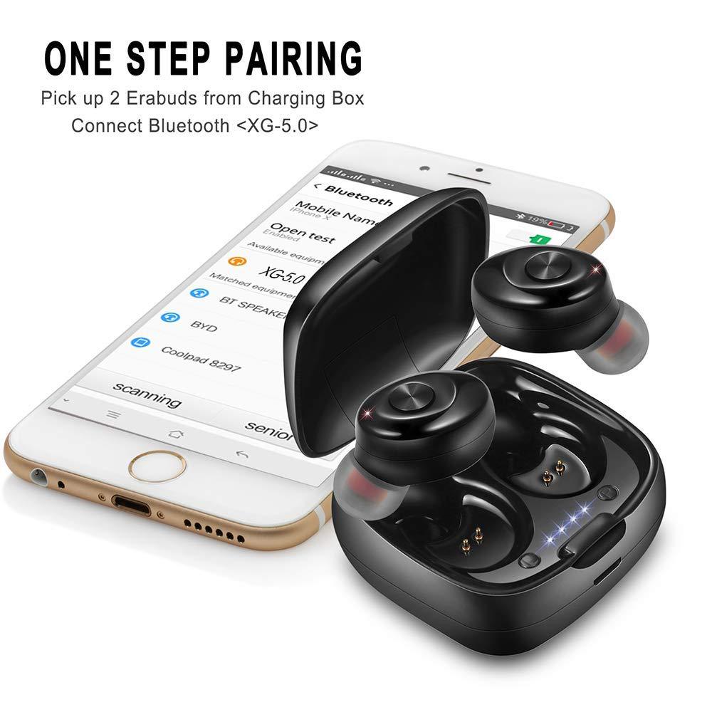 Cross-border explosive XG12 Bluetooth headset TWS dual-pass 5.0 stereo headset wireless sports mobile phone universal details Picture