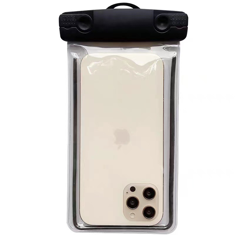 Mobile phone waterproof bag cute glow-in-the-dark mobile phone bag Drifting swimming gear Touch screen mobile phone protective case light up hand Item Picture