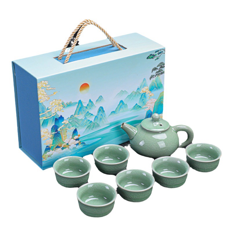 茶具/茶具套装/旅行茶具/茶具定制/旅行套装茶具白底实物图