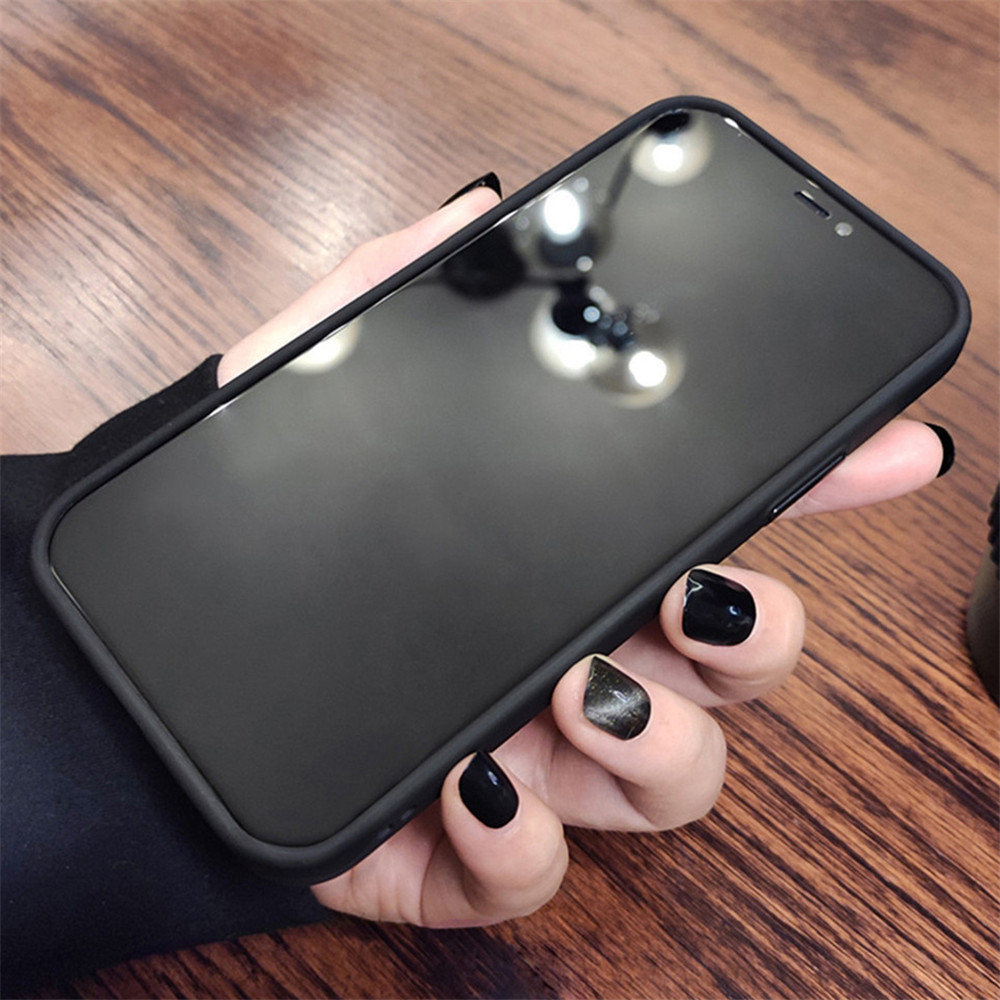 iphone14鹰眼肤感磨砂防摔手机壳15适用苹果13promax半透明保护套详情图4
