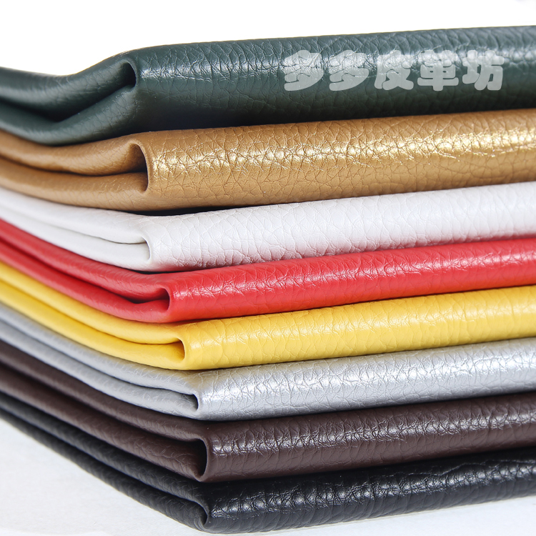 Large lychee pattern PU leather fabric leather material imitation leather soft packaging decoration diy handmade materials artificial leather sofa fabric thumbnail