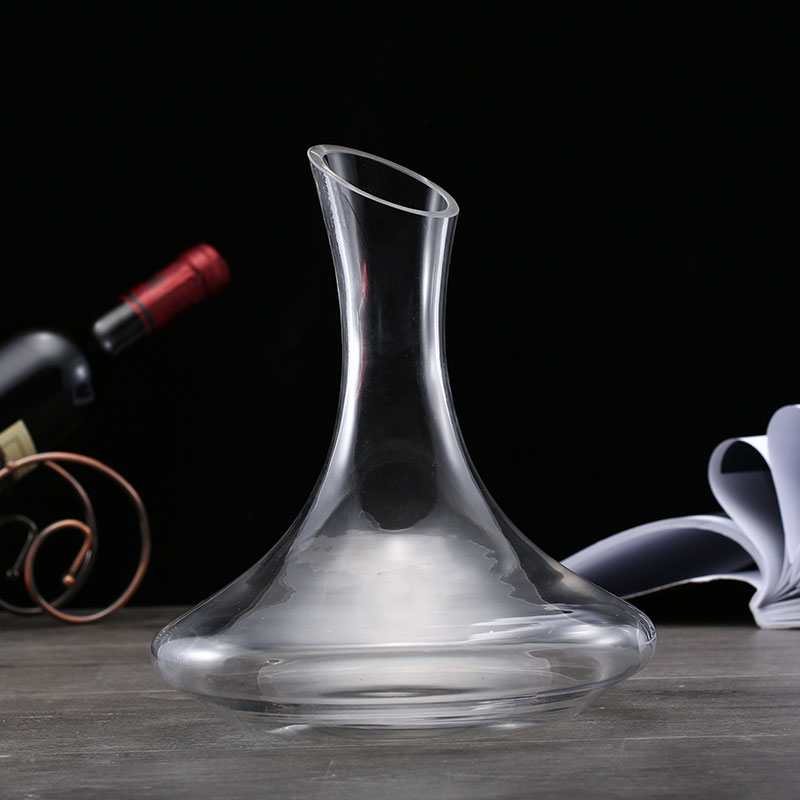 Free mail manufacturers direct crystal glass lead-free wine decanter commercial with lid custom LOGO thumbnail