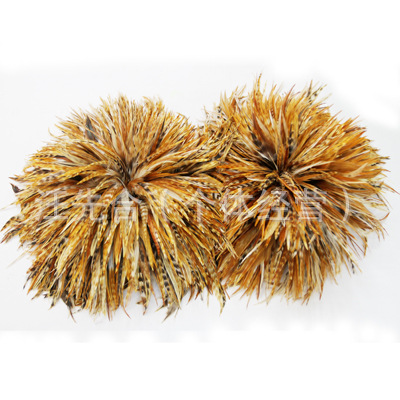 Reeds tip chicken feathers 15-20 cm multi-color printing stage performance accessories factory direct sales