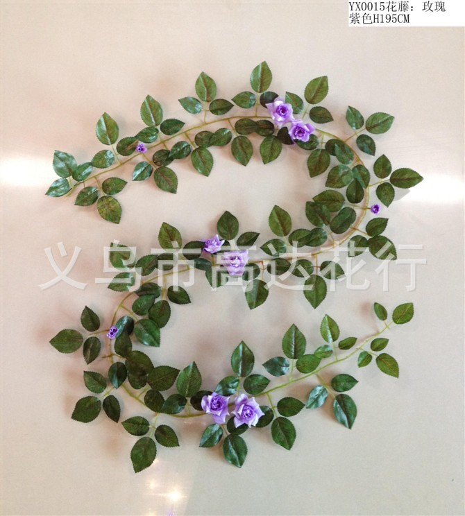 Single artificial rose, artificial fruit grape, artificial fruit strip, artificial rose strip, artificial flower details Picture