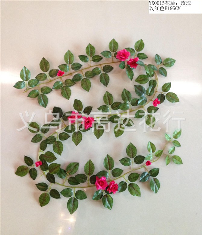 Single artificial rose, artificial fruit grape, artificial fruit strip, artificial rose strip, artificial flower