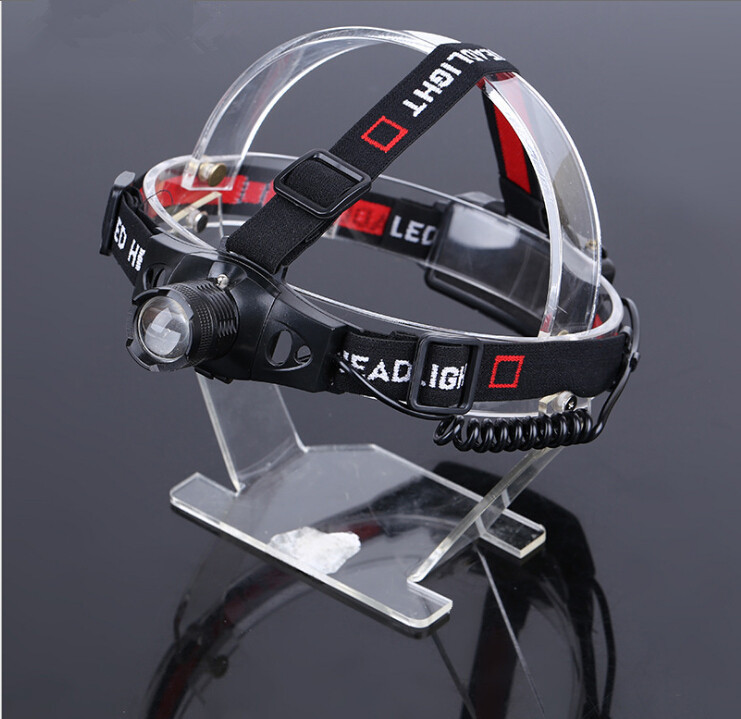 强光灯矿灯超亮 伸缩变焦 头灯露营户外骑行 led头灯充电