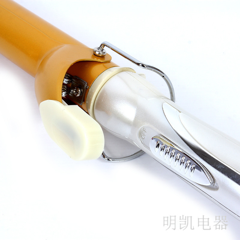 Portable hair curler, enamel heating process, fashionable hair curler, pear blossom perming style, large wave curls details Picture