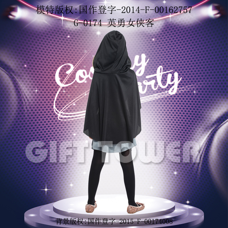 Stage performance costume, little heroine costume G-0174 Brave female warrior Item Picture