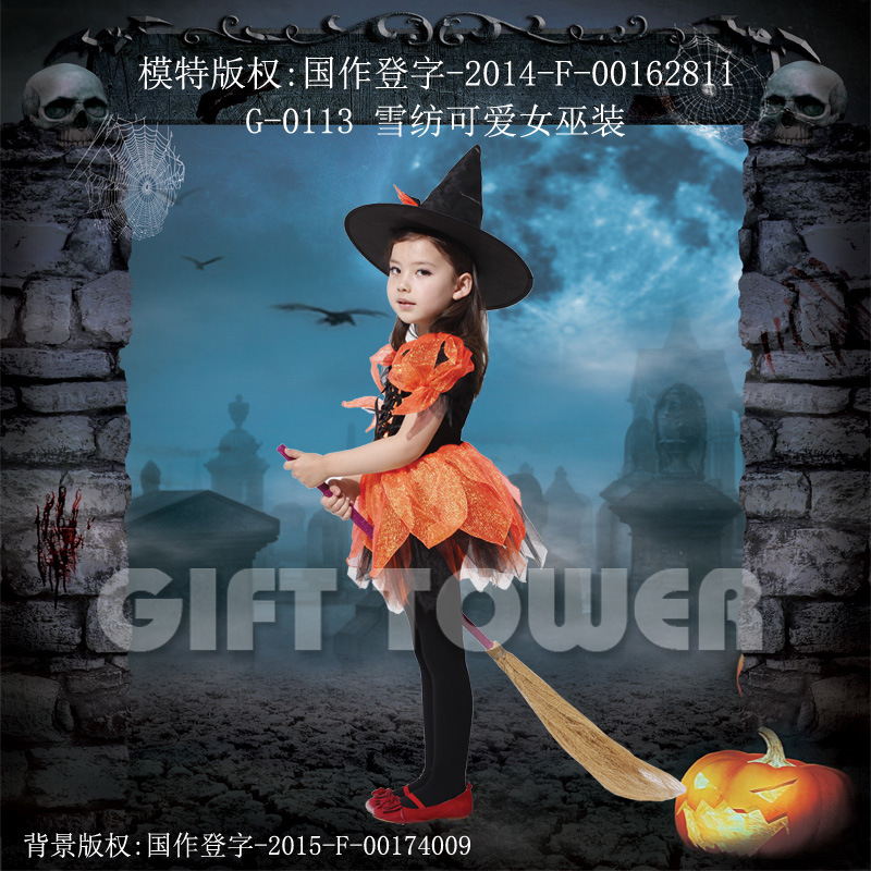 动物服饰/俄罗斯/女童礼服蓬蓬/短袖/角色扮演服装细节图