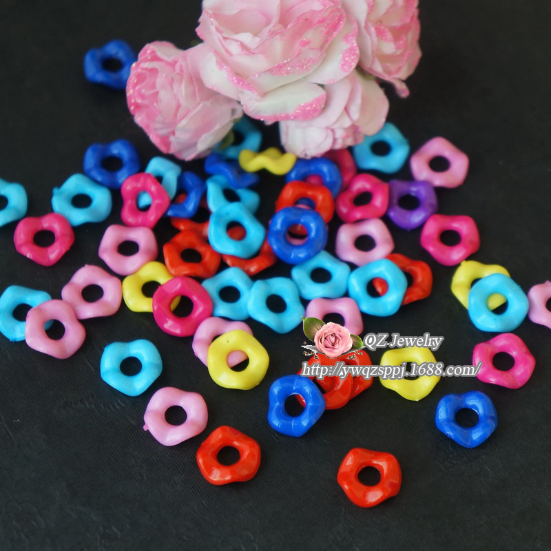 2015春夏韩版儿童配饰 女童萌宝宝小公主饰品配件 彩色圈圈珠子