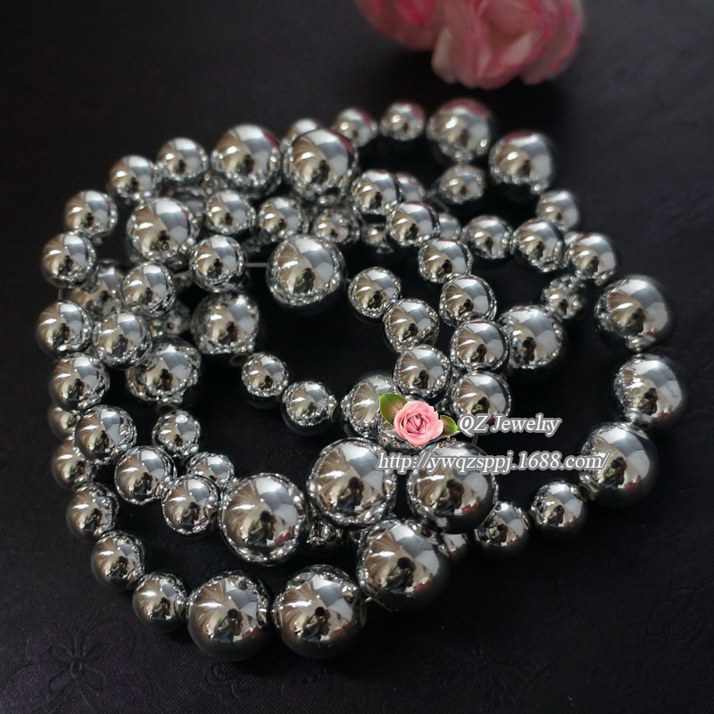 3-12mm bright beaded electroplated plastic jewelry accessories, creative beaded small accessories, bracelets, necklaces, diy coated beads Item Picture