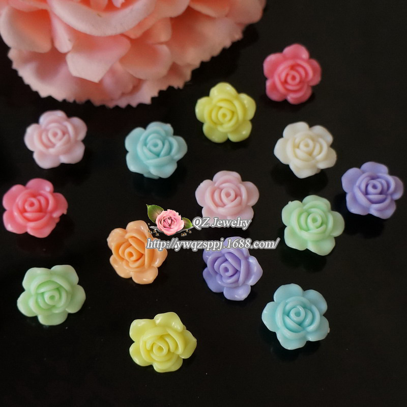 批发亚克力花/diy手工家居饰品花朵/塑料玫瑰花配件材料/儿童饰品