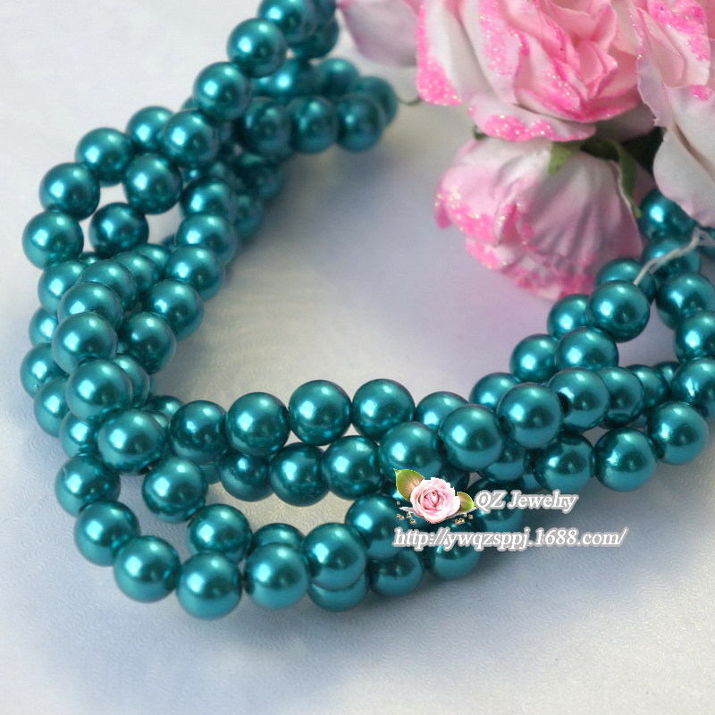Yiwu manufacturer wholesale of imitation pearl plastic loose beads, clothing accessories, wedding hair ornaments, diy handcrafted beads Specification image