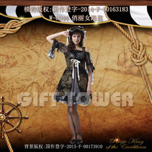 焕佑,舞台表演,cosplay,万圣节狂欢派对服饰,W-0044-俏丽女海盗服