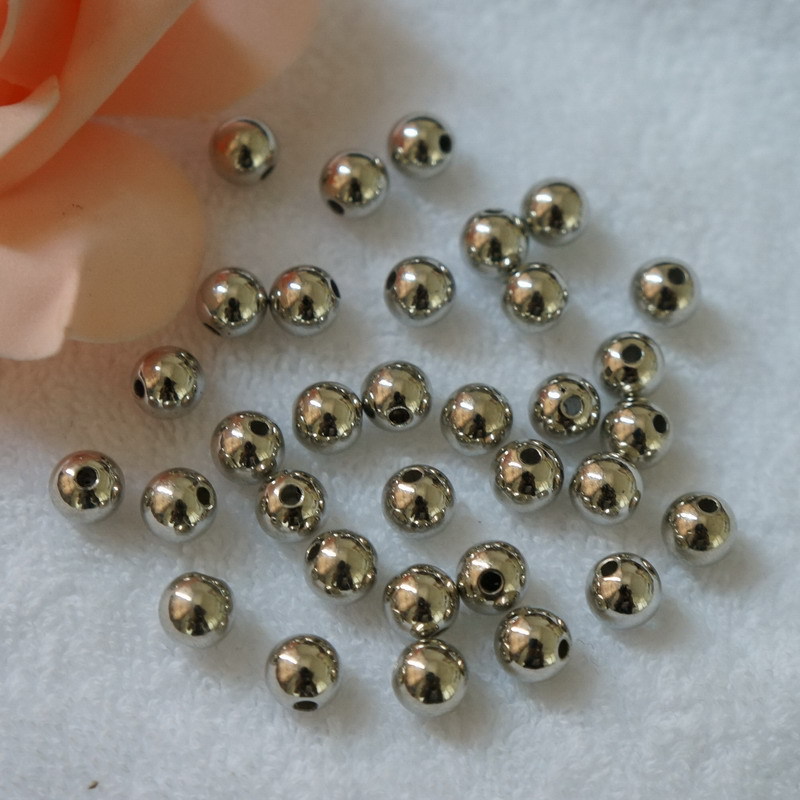 3-12mm bright beaded electroplated plastic jewelry accessories, creative beaded small accessories, bracelets, necklaces, diy coated beads Application Scenario