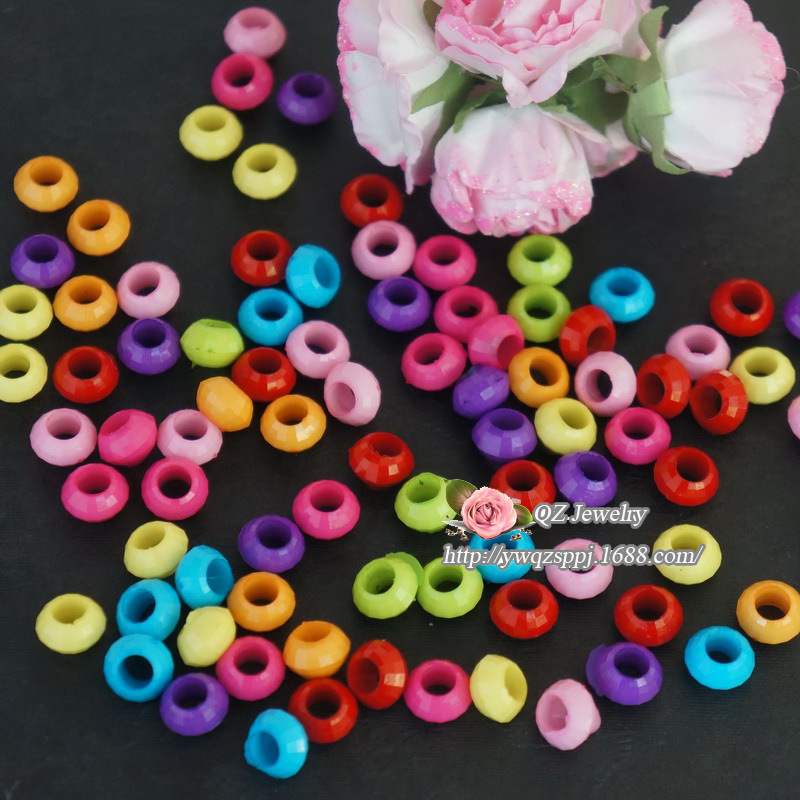 2015春夏韩版儿童配饰 女童萌宝宝小公主饰品配件 彩色圈圈珠子细节图