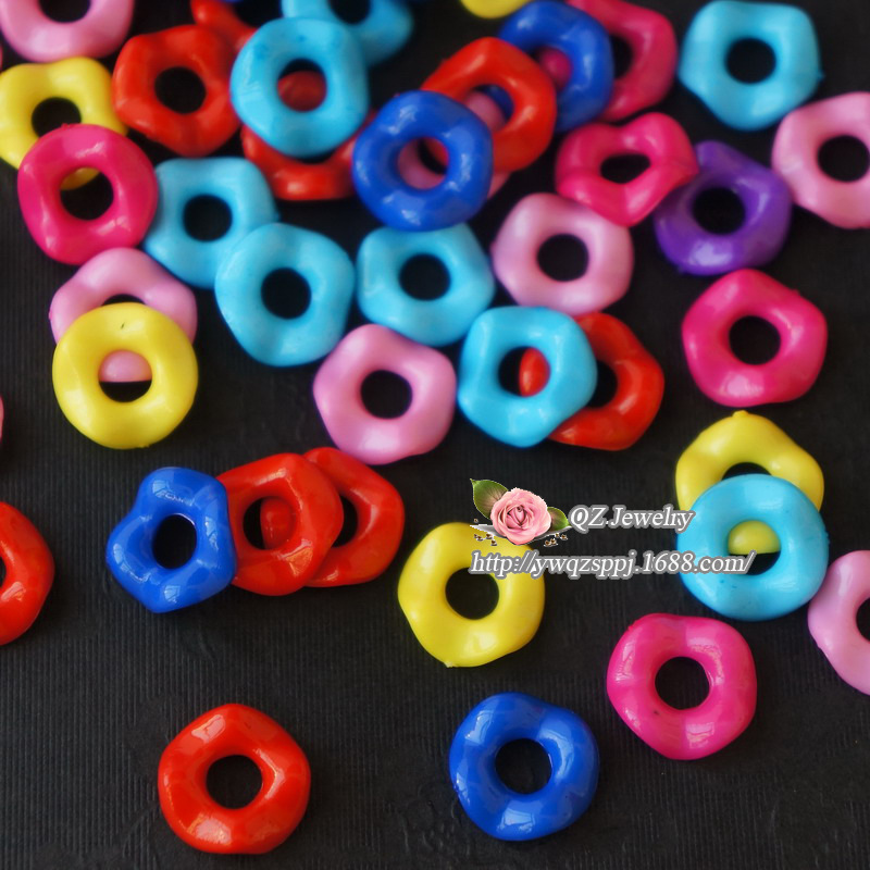 2015春夏韩版儿童配饰 女童萌宝宝小公主饰品配件 彩色圈圈珠子产品图