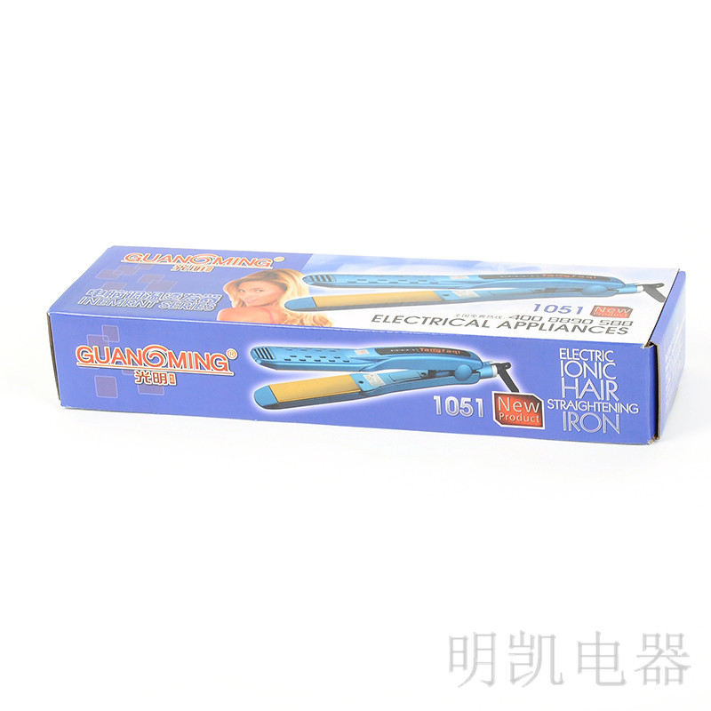 Ladies' styling care ion hair straightener, breathable clipper hair straightener, multi-purpose hair care Specification image