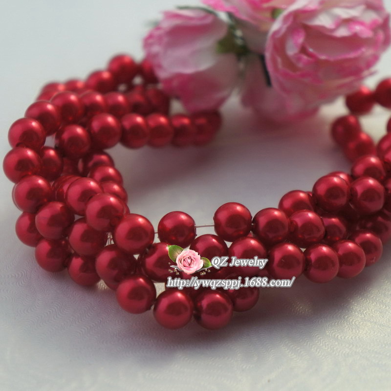 Yiwu manufacturer wholesale of imitation pearl plastic loose beads, clothing accessories, wedding hair ornaments, diy handcrafted beads Application Scenario