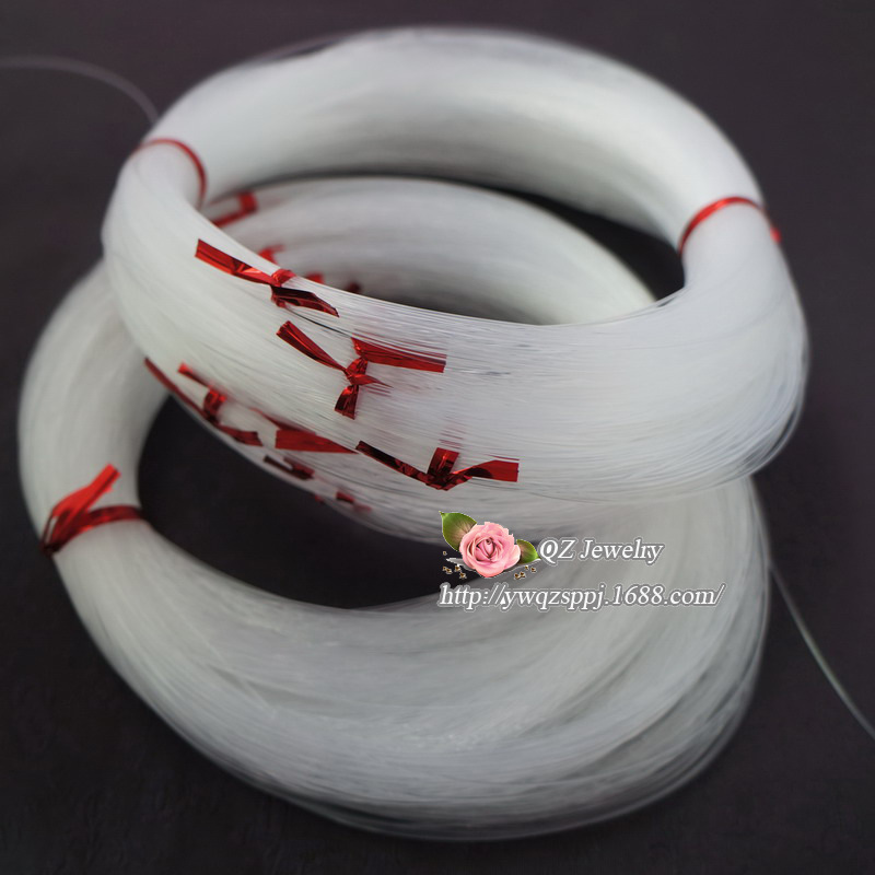 DIY串珠手工编织鱼线材料 透明鱼线 编纸巾盒线 手工无弹力线细节图