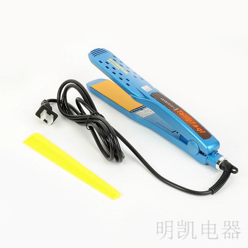 Ladies' styling care ion hair straightener, breathable clipper hair straightener, multi-purpose hair care details Picture