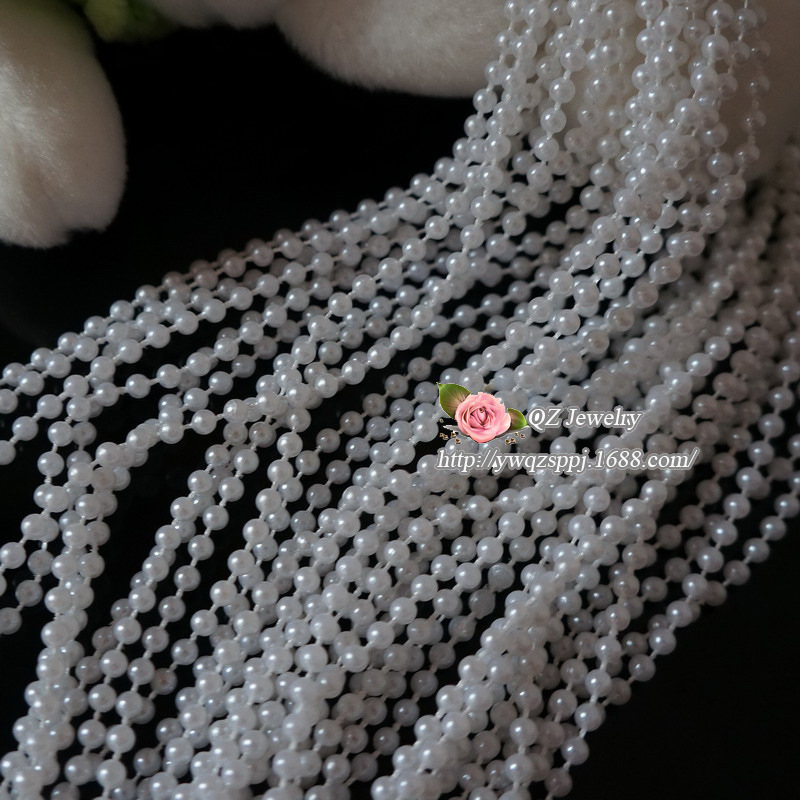 4MM - 5mm plastic imitation pearl connecting bead window and door decoration, entrance partition curtain, wedding bead curtain, wedding supplies
