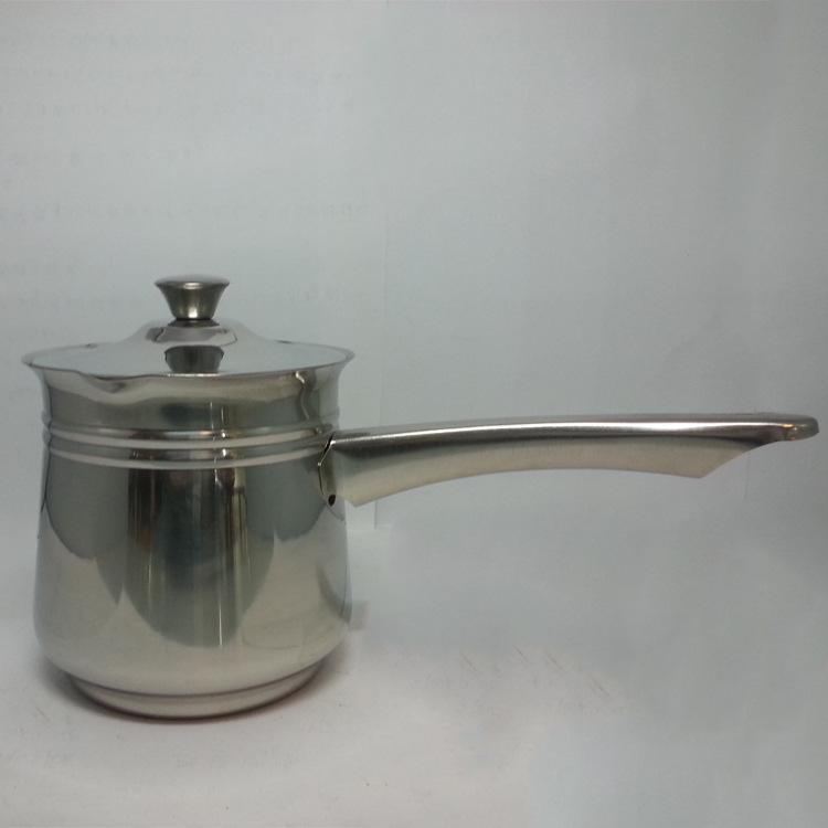 Factory direct sales of stainless steel bucket-shaped coffee cups, steel-handled multi-purpose coffee, export coffee cups, milk cups, single-handled milk cups