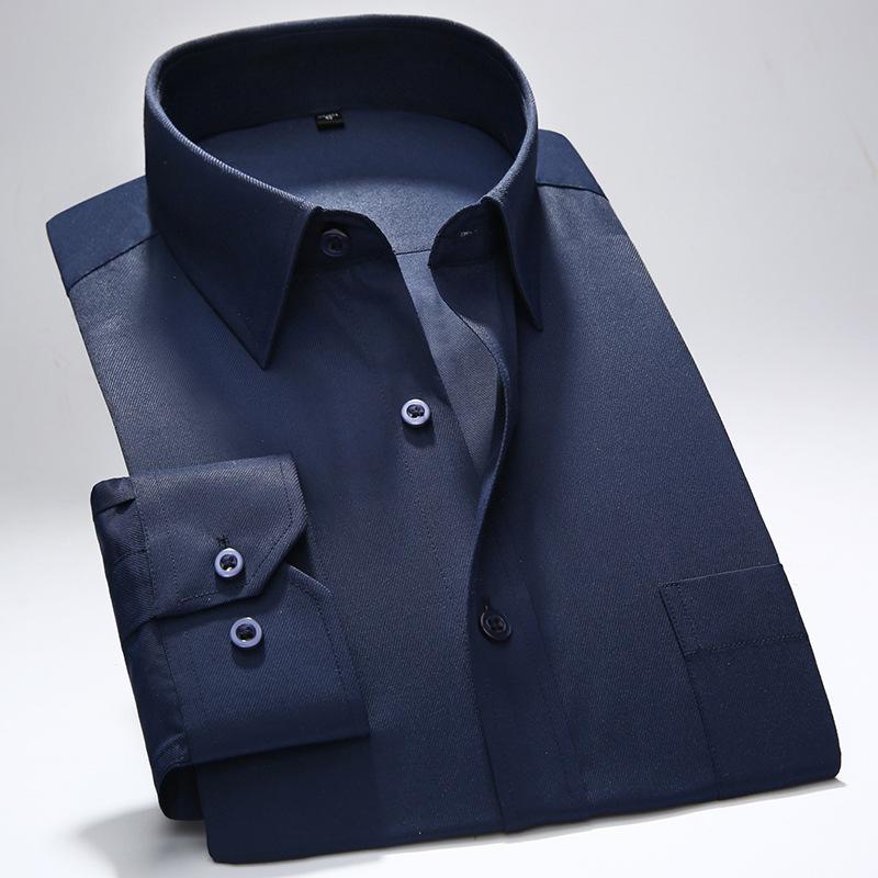 职业高端工装衬衫定制男长袖商务衬衫定制衬衫绣logo寸衫男士衬衫详情图6