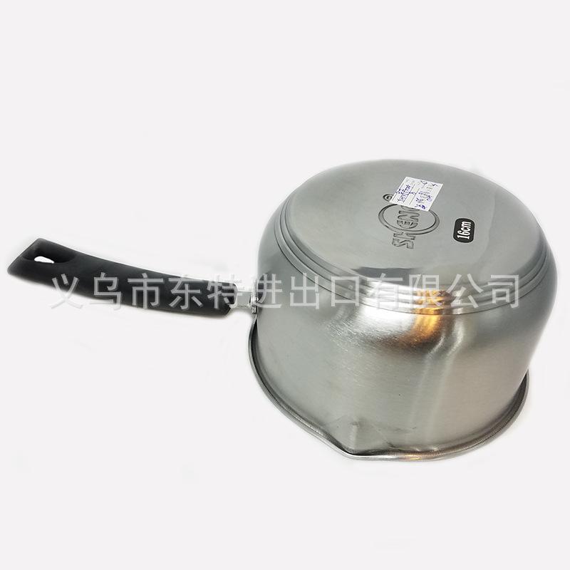Stainless steel spout, thickened milk pot, mini pot for cooking noodles, non-stick hot milk pot, induction cooker, gas universal Item Picture