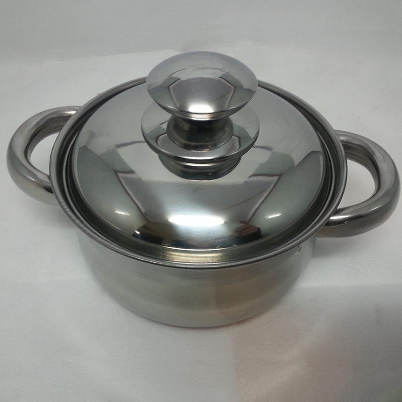 Factory direct sales of stainless steel American-style pot sets, four-piece sets, all-steel LIDS and steel handles, soup POTS, household stewing POTS Application Scenario