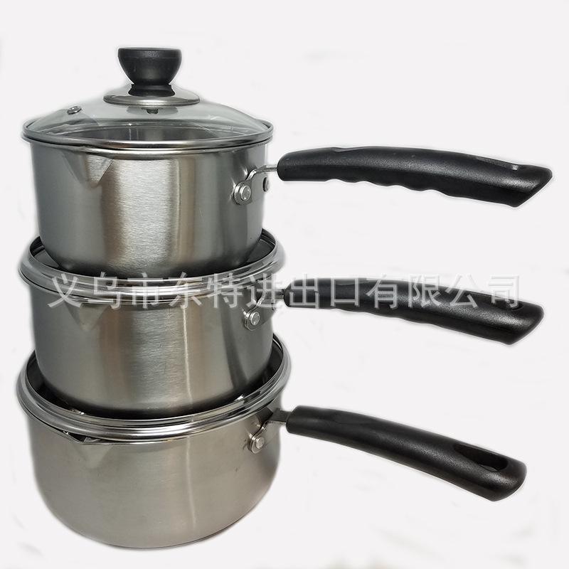 Stainless steel spout, thickened milk pot, mini pot for cooking noodles, non-stick hot milk pot, induction cooker, gas universal