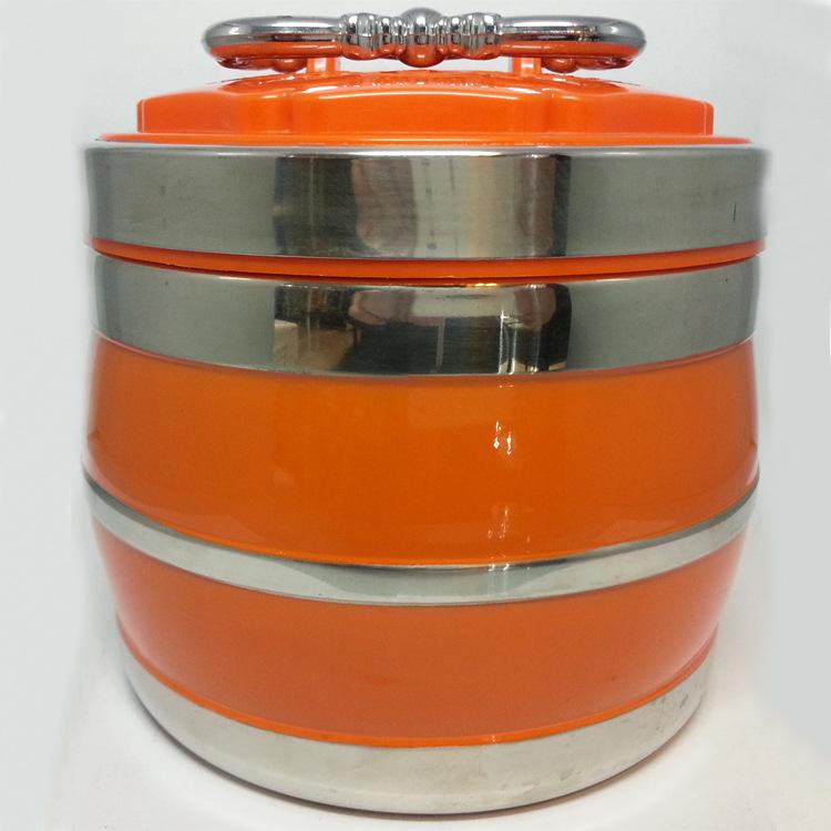 Factory direct sales of stainless steel inflatable insulated lunch boxes, portable insulated buckets, multi-functional household multi-layer lunch boxes