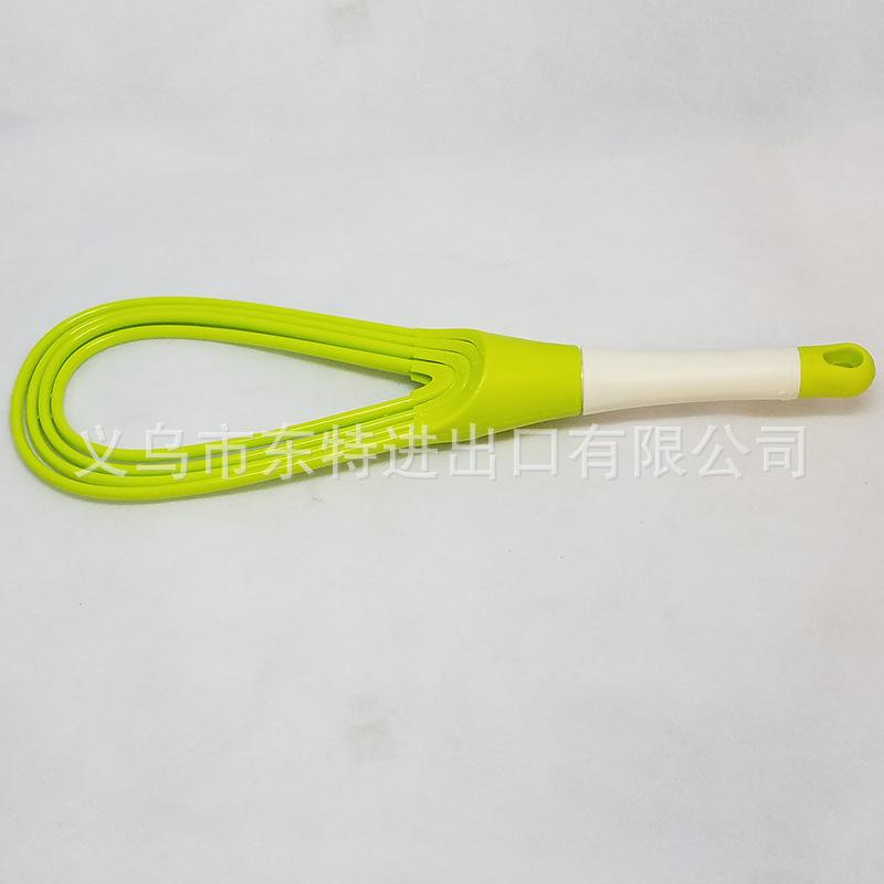 家用手动PP塑料打蛋器家用打蛋棒手动搅拌器创意厨房用品白底实物图