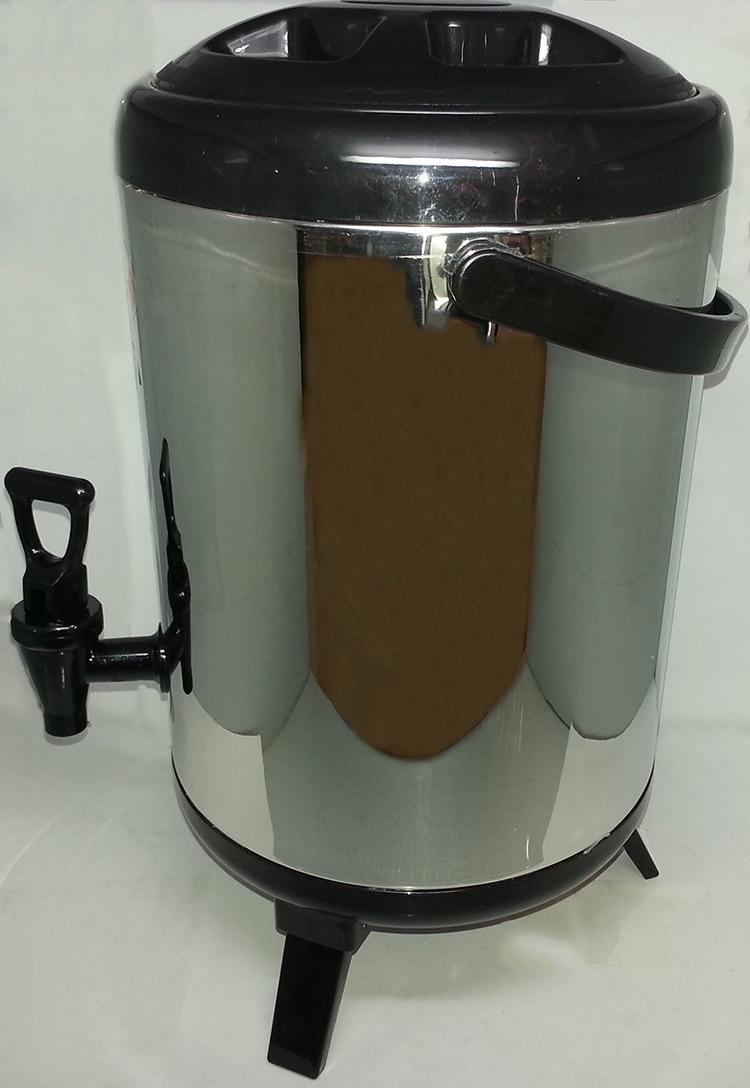 Factory direct sales of stainless steel milk tea buckets, soup buckets, insulated soup buckets, milk tea buckets with faucets, hand-held buckets, self-service soup buckets Specification image