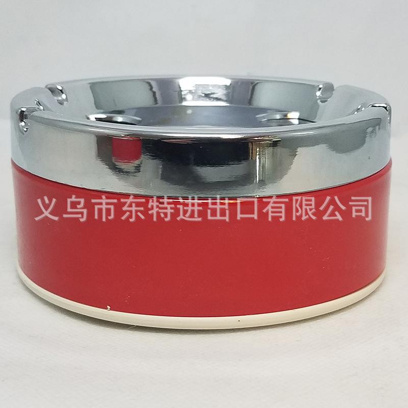 Factory direct sales of stainless steel rotary seal ashtrays, colorful gift ashtrays for bars, hotels and KTVS Specification image