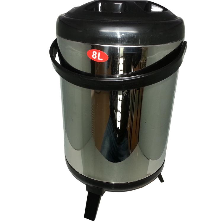 Factory direct sales of stainless steel milk tea buckets, soup buckets, insulated soup buckets, milk tea buckets with faucets, hand-held buckets, self-service soup buckets