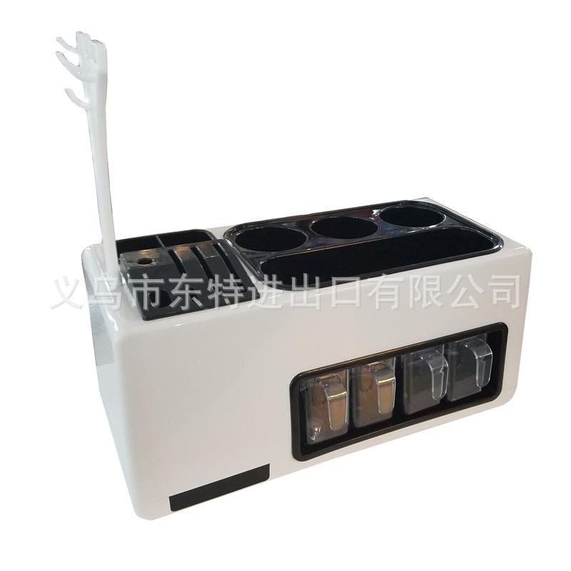 Multi-functional kitchen storage rack, plastic set, seasoning box, kitchenware combination storage rack, shelving rack set