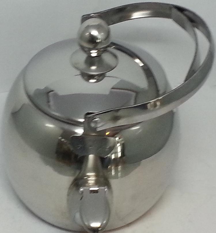 Factory direct sales of stainless steel water kettles for export, European-style round kettles, household multi-functional water kettles, steel handle water kettles wholesale Item Picture