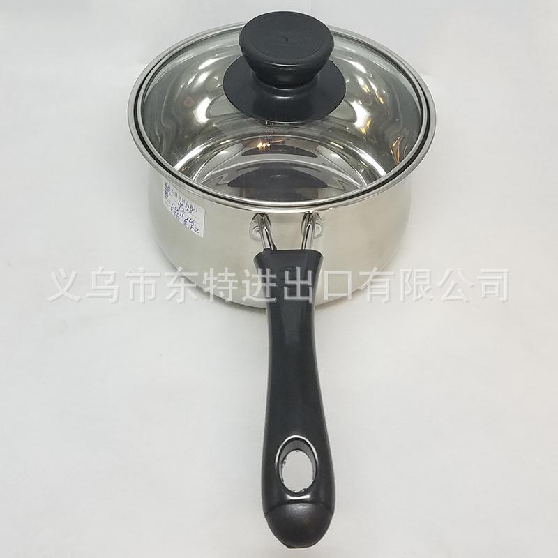 Factory direct sales of stainless steel three-piece sets, milk pot, steel lid, baby food pot, noodle pot, household milk pot sets Application Scenario