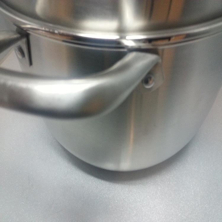Factory direct sales of stainless steel steamers, double-bottom single-layer double-ear steamers, steamer baskets, multi-functional steamers, high-end gifts Specification image
