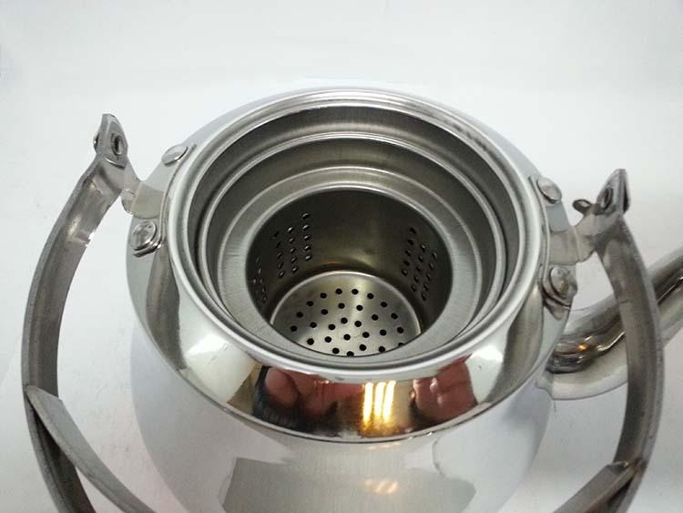 Factory direct sales of stainless steel water kettles, steel-handled qinyin kettles, mingyin kettles, color-matched decals, flat-bottomed kettles Application Scenario