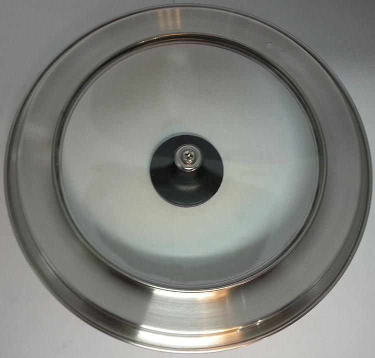 Factory direct sales of stainless steel soup pot, Korean-style single-bottom pot, household multi-functional double-ear soup pot, stewing pot, four-piece set Specification image