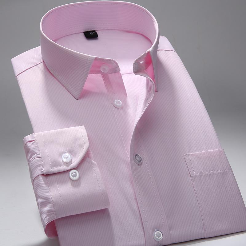 职业高端工装衬衫定制男长袖商务衬衫定制衬衫绣logo寸衫男士衬衫详情图11